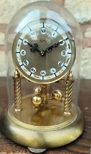 Attractive Vintage Koma Torsion Clock German Anniversary Brass Mantel Clock 1970 picture