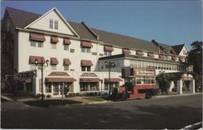 The Crown Hotel Inverness FL Chrome Exterior Double-Decker Bus Postcard picture