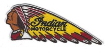 Indian Motorcycles Iron On Patch Indian Head Design 5