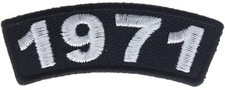 1971 Vietnam Year Tab Rocker 2 Inch Embroidered Patch IV4928 F3D33E picture