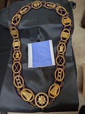 Antique vintage IOOF Encampment chain collar picture