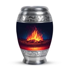 Fire Urn 3Inch Pack Of 1 Cremation Urns For Burial Funeral Ash Urns Mini picture