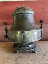 Victorian Silver Plated Revolving Butter Dish With An Etched Design picture