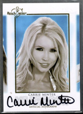 B5428- 2015 Bench Warmer Signature Series Yearbook Autographs #6 Carrie Minter picture