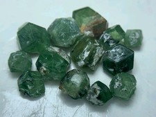 28.15 Crts Rare gorgeous Nice Piece Green demontoid Garnet Rough Piece Crystal  picture