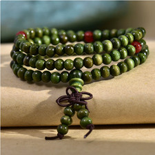 1PC Sandalwood Buddhist Meditation 8mm*108 Prayer Bead Mala Bracelet Necklace picture
