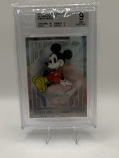 2023 TOPPS CHROME DISNEY100 #1 MICKEY MOUSE BGS 9 picture