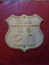 Vintage Iowa Highway 20 /  Iowa U S Highway 69 ( Steel 1934-1939) picture