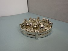 Vintage Godinger Silver Co. Duck Place Card Holder With Tray (set of 12) picture