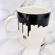 Starbucks Boston Skyline Coffee Mug, Black/White Coffee & Tea Theme picture