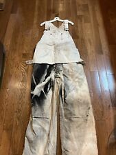 Vintage Cowden Union Made Sanfornized Overalls W/Tool Pouch USA 38 X 29 picture