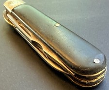Vtg Camillus Pocketknife 2 Blades W/Screwdriver Carbon Steel picture