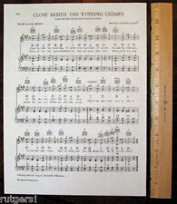 MICHIGAN STATE UNIVERSITY Vtg Song Sheet 1938 