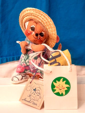 NWT Annalee Brown Mouse Felt Doll 6