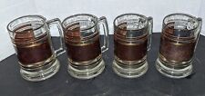 4 Mid Century Culver Beer Mugs picture