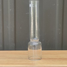 Antique Oil Lamp Glass Chimney 1.5” x 6.5”. Kosmos Style Kerosene Lamp RARE SIZE picture