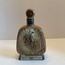 Vintage Jim Beam Centennial Jubilee Laramie Wyoming Whiskey Decanter 1968 EMPTY picture