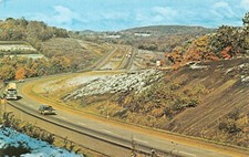 Sharon Stroudsburg PA Keystone Shortway Monroe County 1950s Vtg Postcard C20 picture
