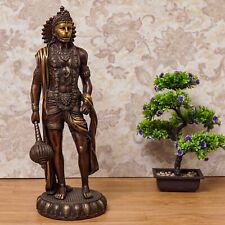 Brass Hanuman Statue Handmade Bajrangbali Idol Hindu Monkey God Sculpture 23Inch picture