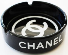 Chanel Ashtray Cc Ceramic Black 4 In picture