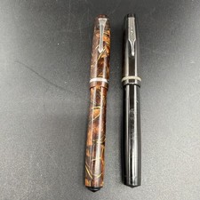 2 Vintage  Japanese Fountain Pens Sailor & Pilot Engraved Japanese Nice Nibs picture
