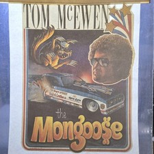 ​Vtg Porter's Roach Iron-On Decal Tom McEwen The Mongoose Funny Car 1978 NOS picture