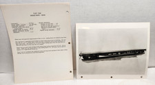The Milwaukee Road RR Information Sheet & Photo - Flat Car 8x10 Inches picture