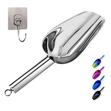 6oz Stainless Steel Ice Scoop for Freezer,Kitchen Ice Scooper for Ice Maker picture
