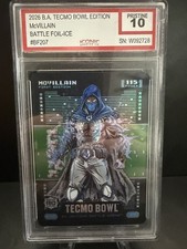 2026 B.A. Tecmo Bowl Edition McVillain Battle Foil-Ice #BF207 ICG 10 picture