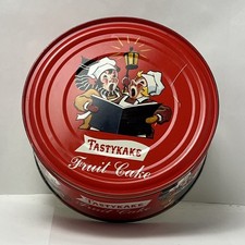 Vintage Tasty Baking Company Tastykake Philadelphia Fruit Cake Tin picture