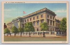 US Mint Philadelphia PA 1943 Curteich Linen Postcard, Charles F. Williams picture