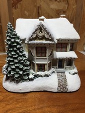 Hawthorne Village Thomas Kinkade Victorian Homestead 79775 DAMAGED picture