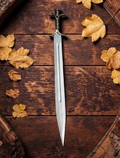 Handmade Celtic Sword Stainless Steel Sword Replica European Knight Sword picture