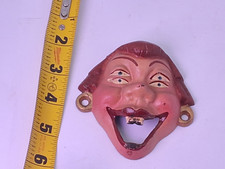 Vtg WILTON Cast Iron 4 Eyed Red Hair Woman Buck Teeth Bottle Opener NICE  T17 picture