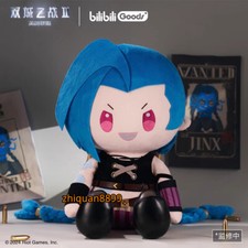 Game LOL League of Legends Official Arcane Jinx 40cm Sitting Plush Doll Toys picture