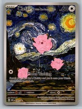 Clefairy With The Starry Night ART CARD Pokemon TCG picture