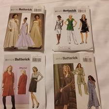 Butterick Patterns 4034, B4732, B5451 & B5523, Szs 16-18-20-22-24, Lot Of 4 picture