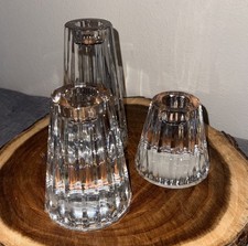 Villeroy & Boch Paloma Picasso Crystal Taper Candle Holders | Set of 3 Heights picture