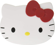 New JAPAN Sanrio Hello Kitty Mirror Hair Brush Comb Set Red Cat Compact & Travel picture