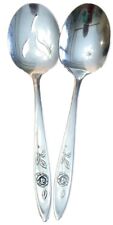 Oneida  MY ROSE Serving Set 2pc Jelly Server Sugar Spoon Community Stainless picture