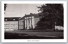 Muncy Pennsylvania WB Postcard Joint School picture