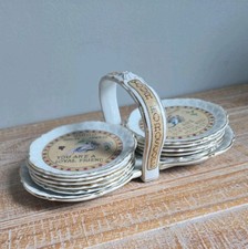 Ardalt Lenwile Zodiac Astrology Mini Porcelain Plates (Not Full Set, 2 Damaged) picture