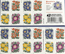 5 Sheets Total 100 Pcs in total-2022 US MOUNTAIN FLORA MNH Scott# 5676 - 56 picture