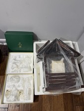 Lenox Piece *THE NATIVITY SET* White Bisque Porcelain w/Wood Crèche Boxes GUC picture