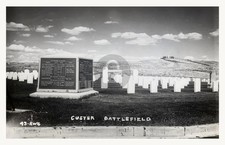 Custer Battlefield RPPC Photo Postcard COPY picture