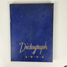 Lockland High School 1946 Dictograph Vintage Hardcover Yearbook Lockland Ohio picture