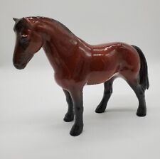 Vintage Goebel Large, Brown, Porcelain Horse, Mint Condition picture