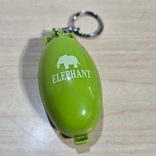 Vintage 1993 Takara Pocket Critters Keychain Toy Elephants Green Case WORKS picture
