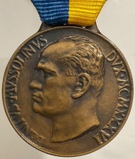 MORRISTOWN NEW YORK I° RADUNO ITALIANO DUX MEDAGLIA FASCISMO USA A.XIV° 1936 picture