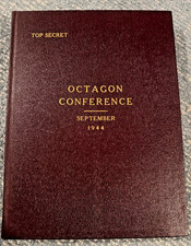 *ORIGINAL* 1944 WWII OCTAGON Quebec TOP SECRET D-Day OVERLORD Copy 26 picture